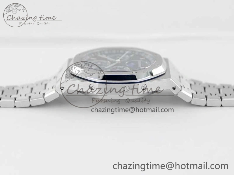 Royal Oak 41mm Complicated 26574 SS APSF1:1 Best Edition Black Dial on SS Bracelet A5134
