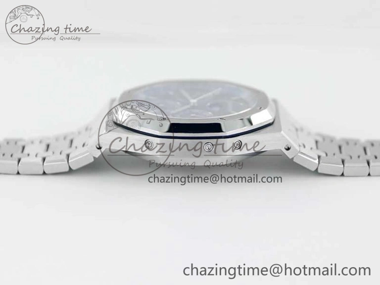 Royal Oak 41mm Complicated 26574 SS APSF1:1 Best Edition Blue Dial on SS Bracelet A5134