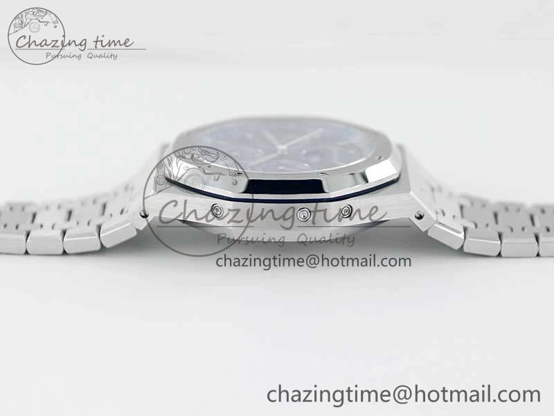 Royal Oak 41mm Complicated 26574 SS APSF1:1 Best Edition Blue Dial on SS Bracelet A5134