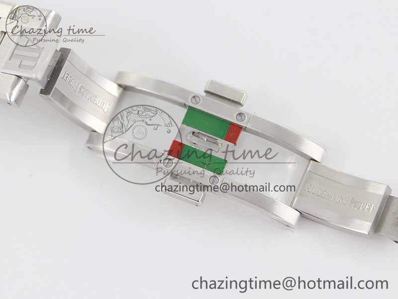 Royal Oak 41mm Complicated 26574 SS APSF1:1 Best Edition Green Dial on SS Bracelet A5134