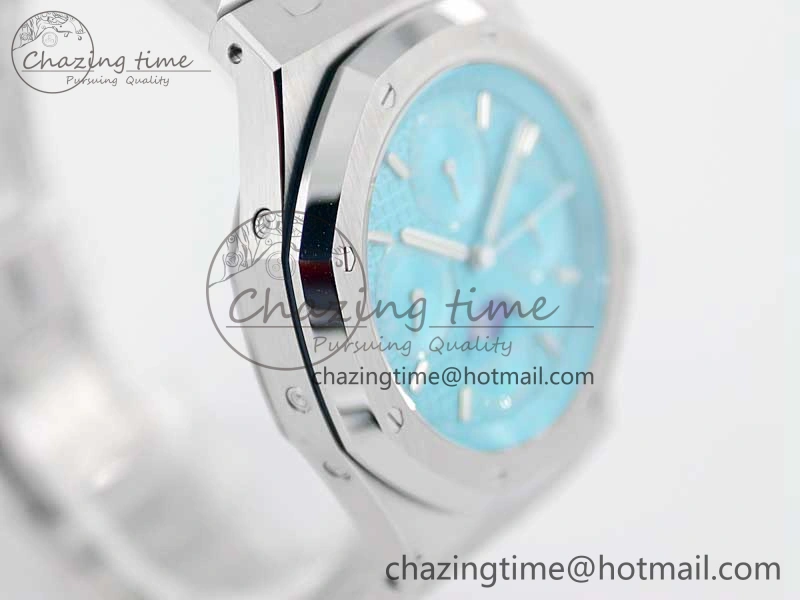 Royal Oak 41mm Complicated 26574 SS APSF1:1 Best Edition Tiffany Blue Dial on SS Bracelet A5134