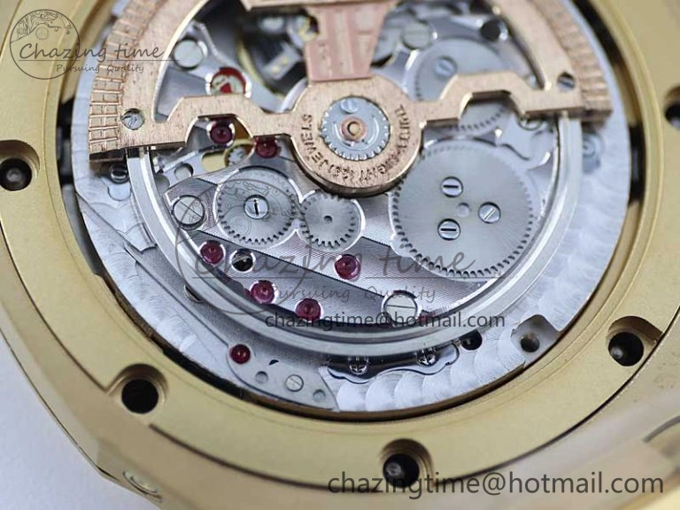 Royal Oak 41mm Complicated 26574 YG APSF1:1 Best Edition Blue Dial on YG Bracelet A5134
