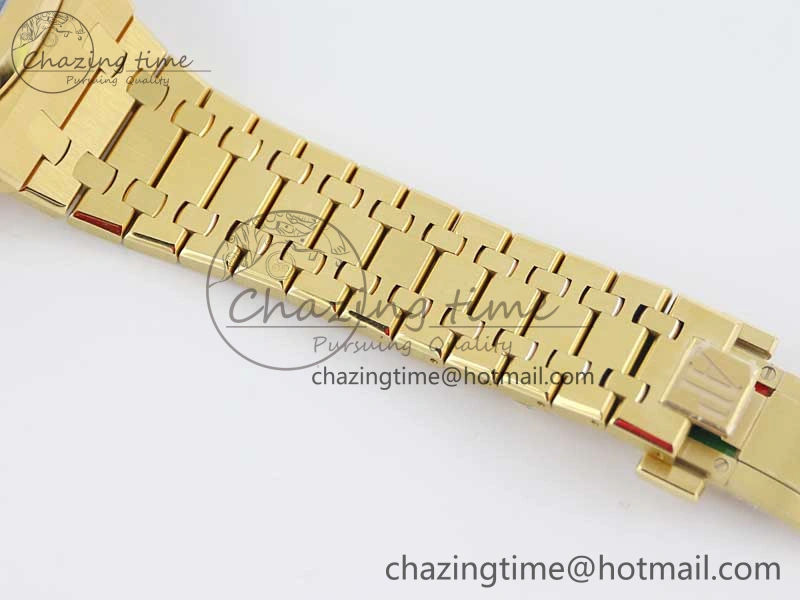 Royal Oak 41mm Complicated 26574 YG APSF1:1 Best Edition Blue Dial on YG Bracelet A5134