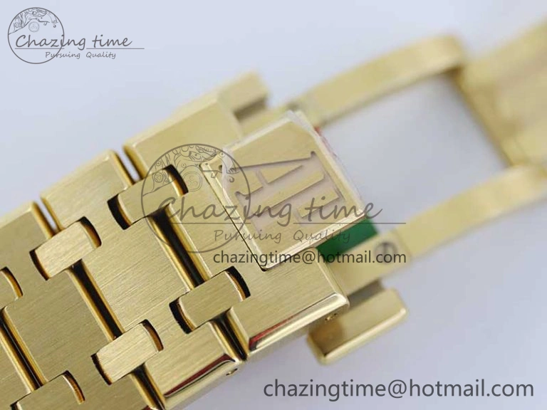 Royal Oak 41mm Complicated 26574 YG APSF1:1 Best Edition Blue Dial on YG Bracelet A5134