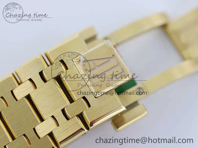 Royal Oak 41mm Complicated 26574 YG APSF1:1 Best Edition Blue Dial on YG Bracelet A5134