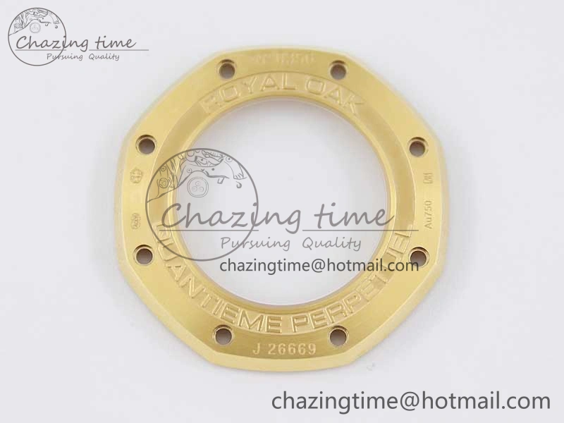 Royal Oak 41mm Complicated 26574 YG APSF1:1 Best Edition Blue Dial on YG Bracelet A5134