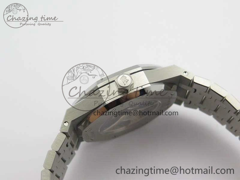 Royal Oak 41mm Double Balance Wheel Openworked 15407 SS JF 1:1 Best Edition On SS Bracelet A3132