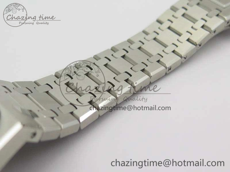 Royal Oak 41mm Double Balance Wheel Openworked 15407 SS JF 1:1 Best Edition On SS Bracelet A3132