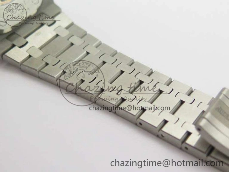 Royal Oak 41mm Double Balance Wheel Openworked 15407 SS JF 1:1 Best Edition On SS Bracelet A3132