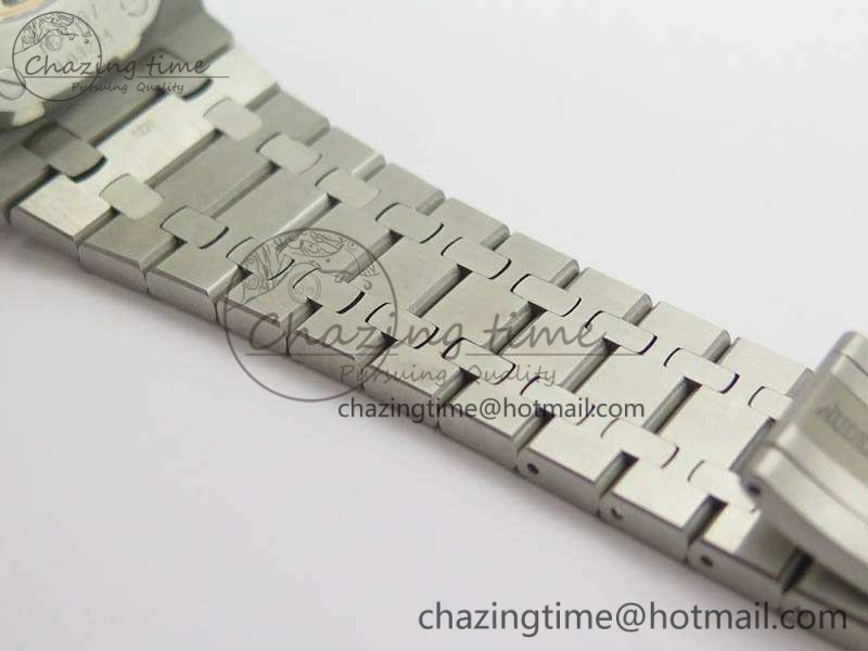 Royal Oak 41mm Double Balance Wheel Openworked 15407 SS JF 1:1 Best Edition On SS Bracelet A3132