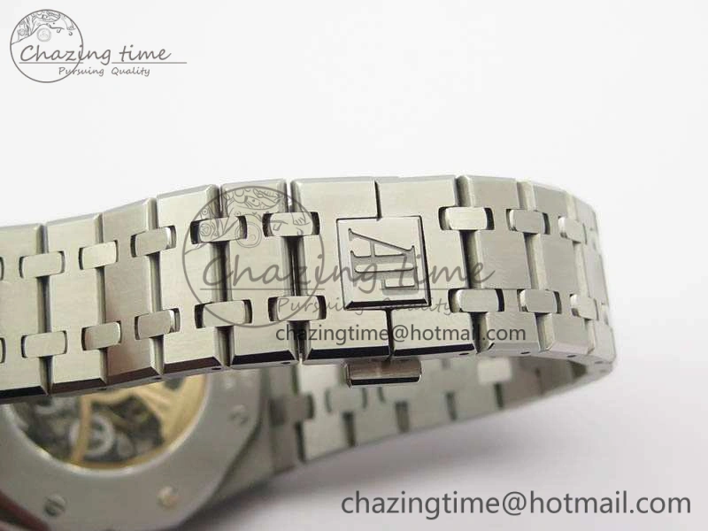 Royal Oak 41mm Double Balance Wheel Openworked 15407 SS JF 1:1 Best Edition On SS Bracelet A3132