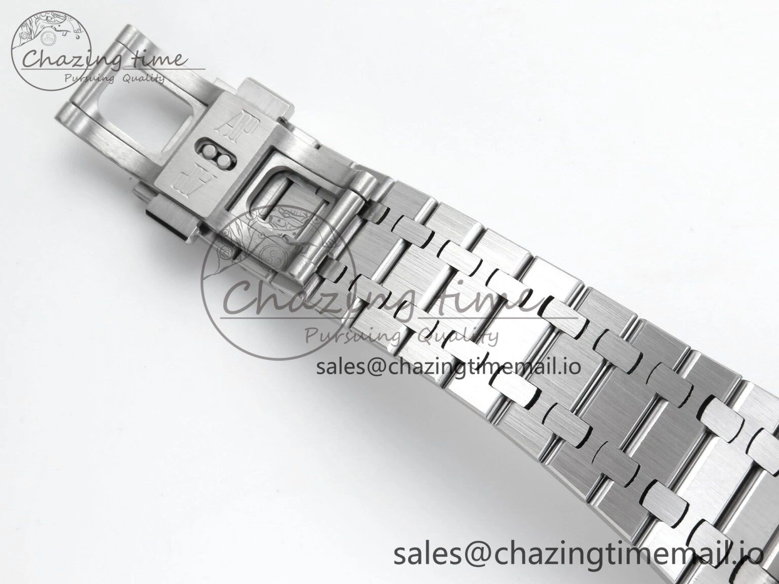 Royal Oak 41mm Frosted 15407 SS THBF 1:1 Best Edition Skeleton Dial on SS Bracelet SA3132