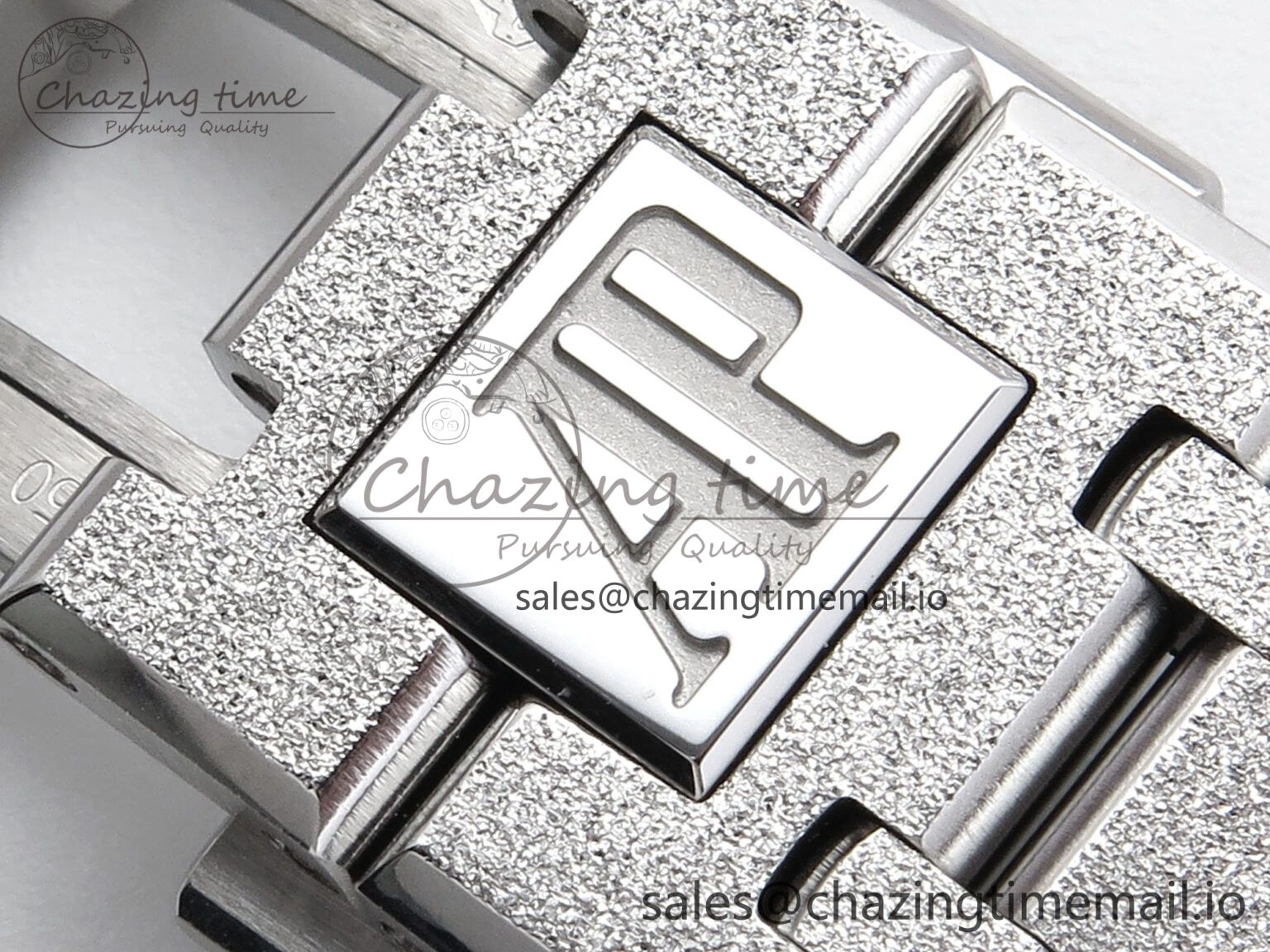 Royal Oak 41mm Frosted 15407 SS THBF 1:1 Best Edition Skeleton Dial on SS Bracelet SA3132