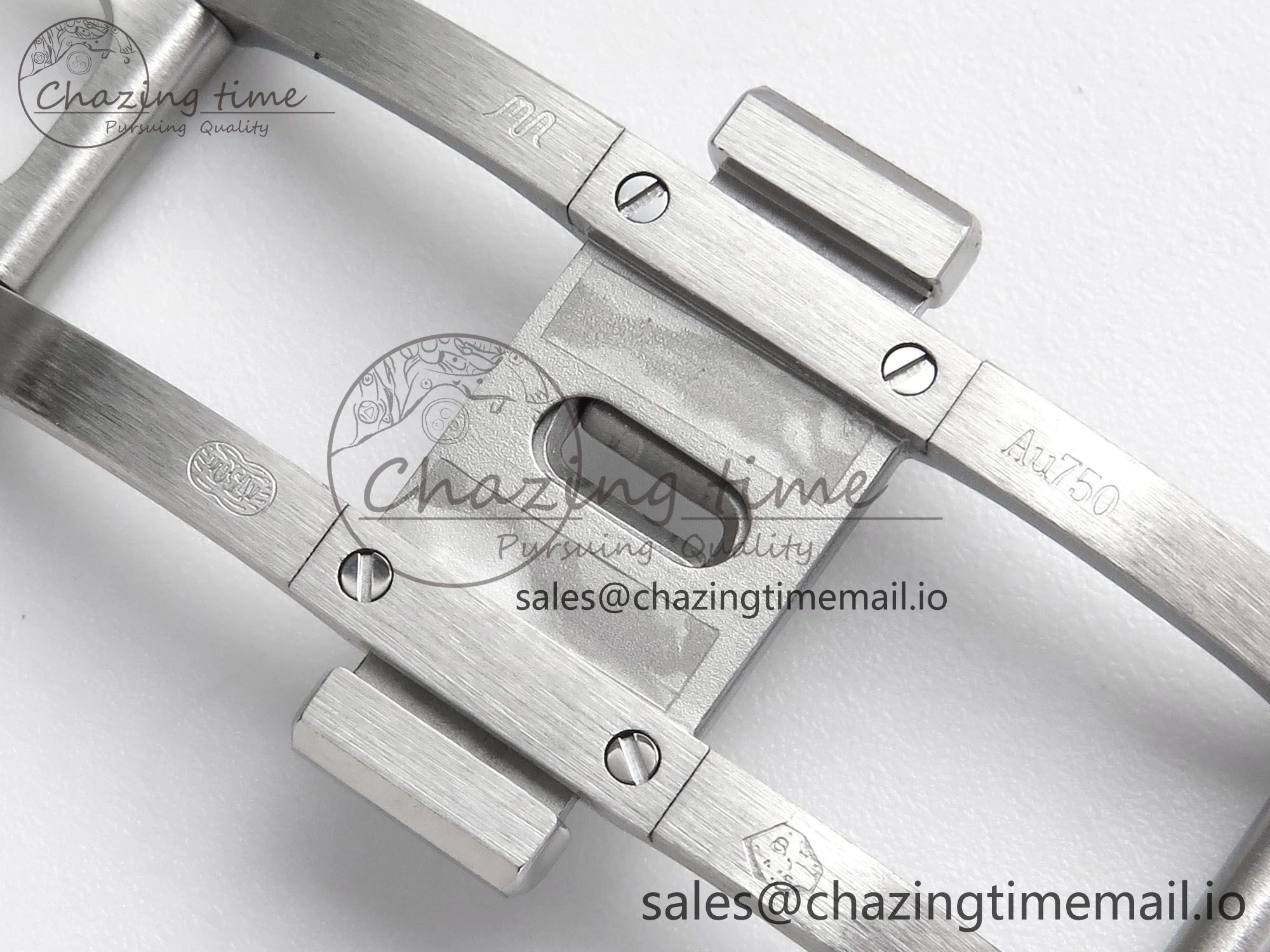 Royal Oak 41mm Frosted 15407 SS THBF 1:1 Best Edition Skeleton Dial on SS Bracelet SA3132