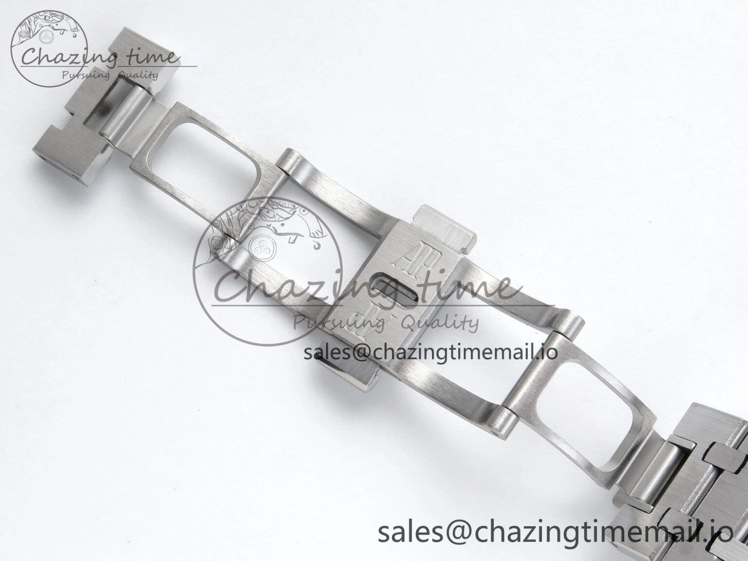 Royal Oak 41mm Frosted 15407 SS THBF 1:1 Best Edition Skeleton Dial on SS Bracelet SA3132
