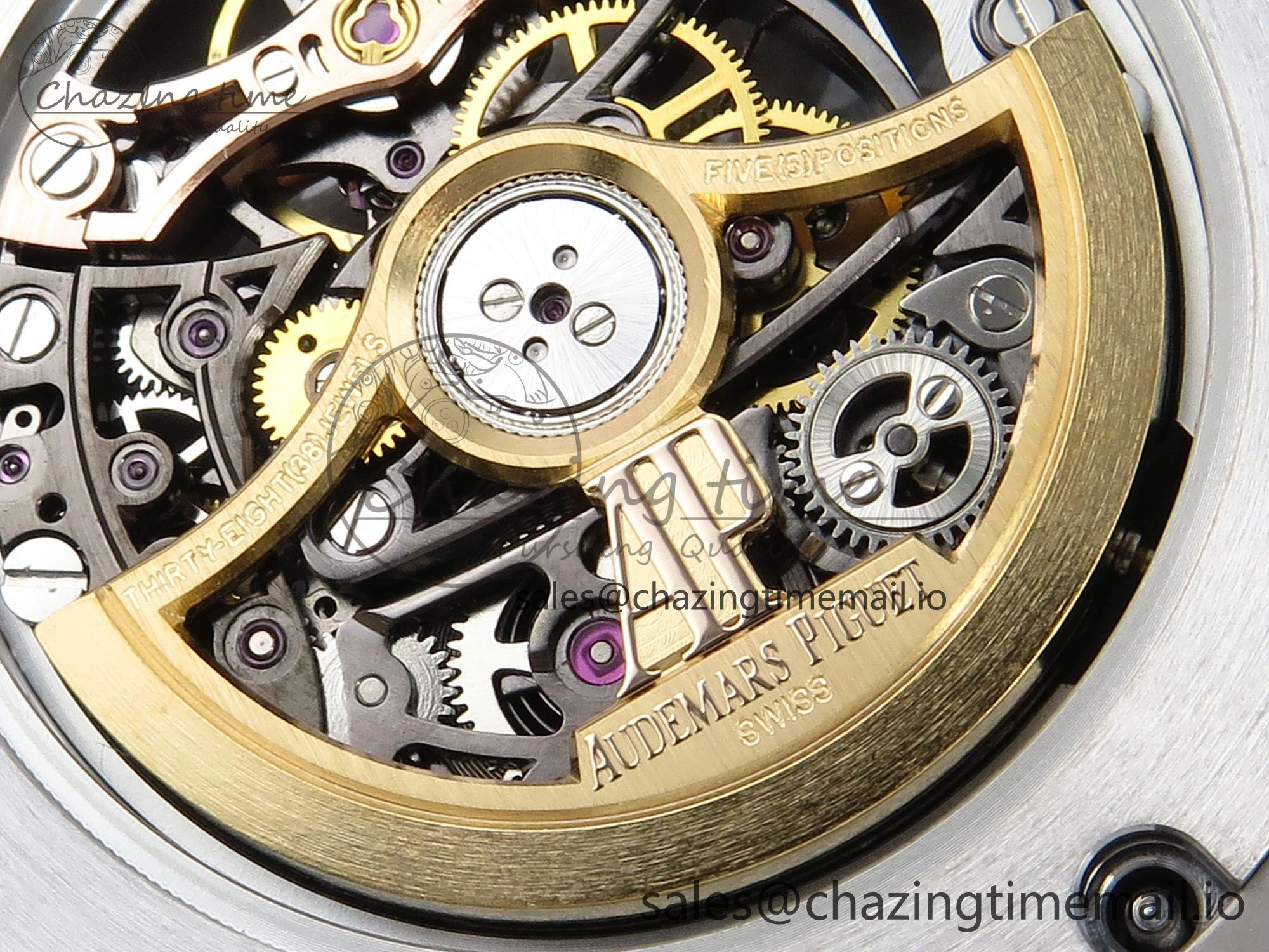 Royal Oak 41mm Frosted 15407 SS THBF 1:1 Best Edition Skeleton Dial on SS Bracelet SA3132