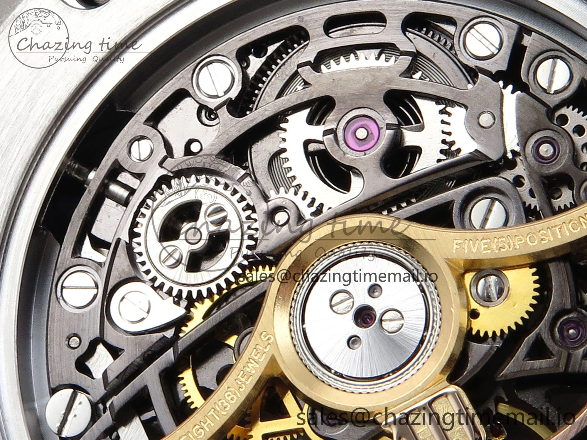 Royal Oak 41mm Frosted 15407 SS THBF 1:1 Best Edition Skeleton Dial on SS Bracelet SA3132