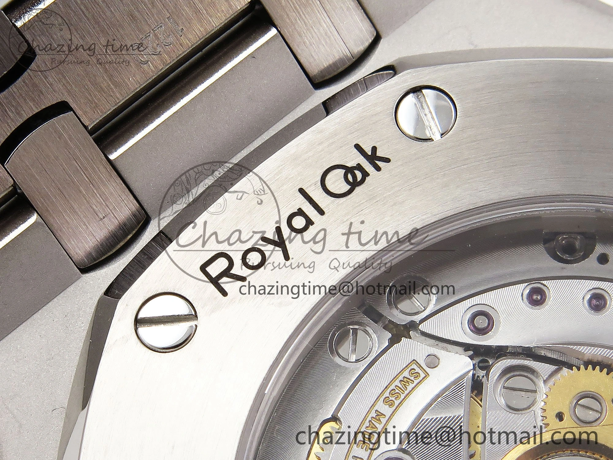 Royal Oak 41mm Frosted SS APSF 1:1 Best Edition Blue Textured Dial on SS Bracelet SA3120 Super Clone