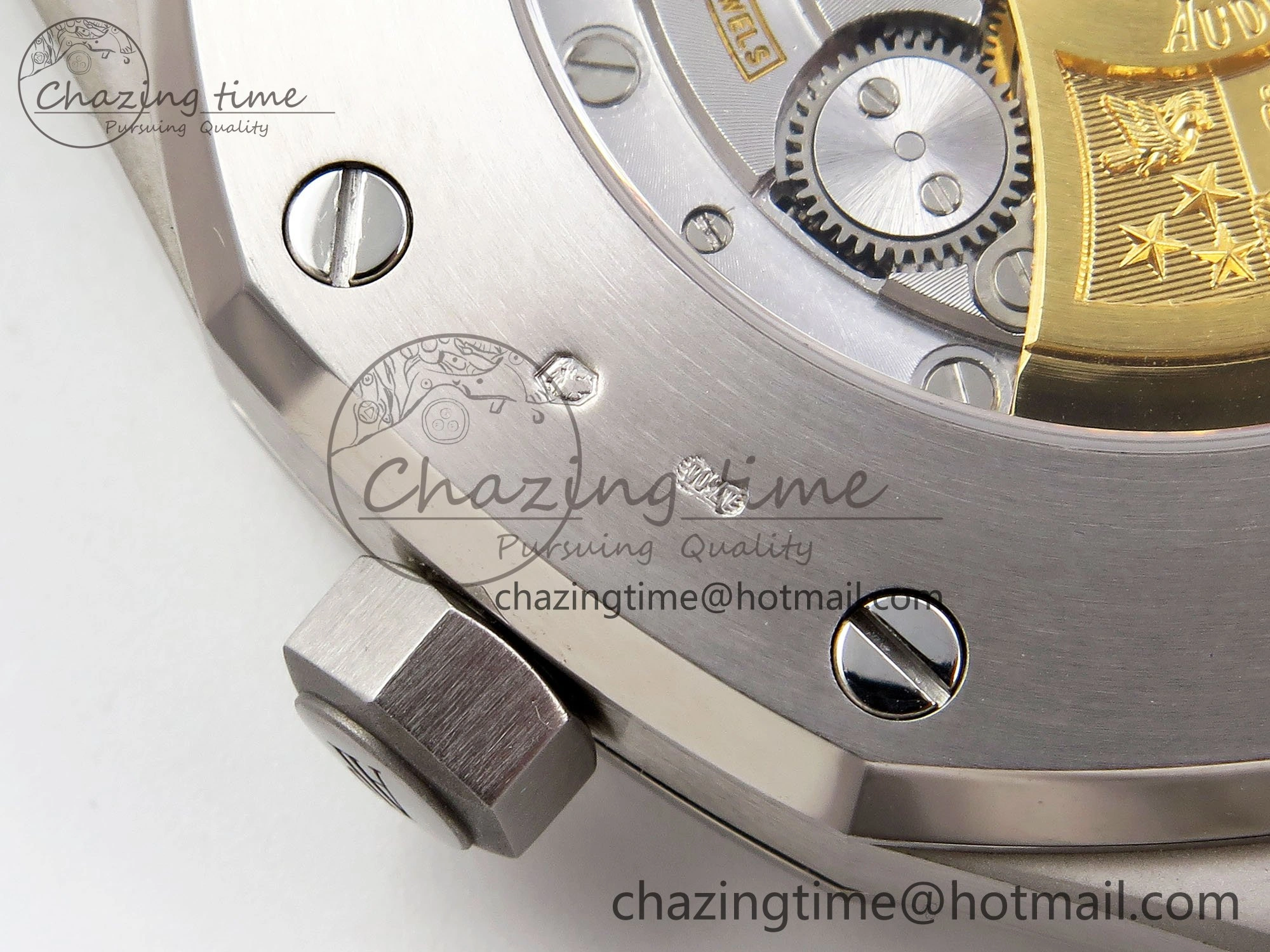 Royal Oak 41mm Frosted SS APSF 1:1 Best Edition Blue Textured Dial on SS Bracelet SA3120 Super Clone