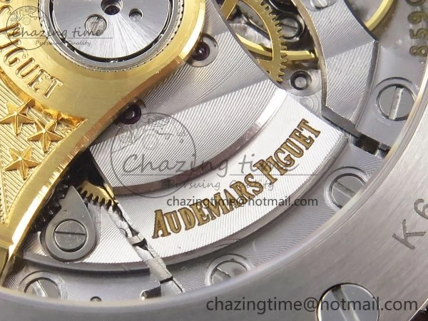 Royal Oak 41mm Frosted SS APSF 1:1 Best Edition Blue Textured Dial on SS Bracelet SA3120 Super Clone
