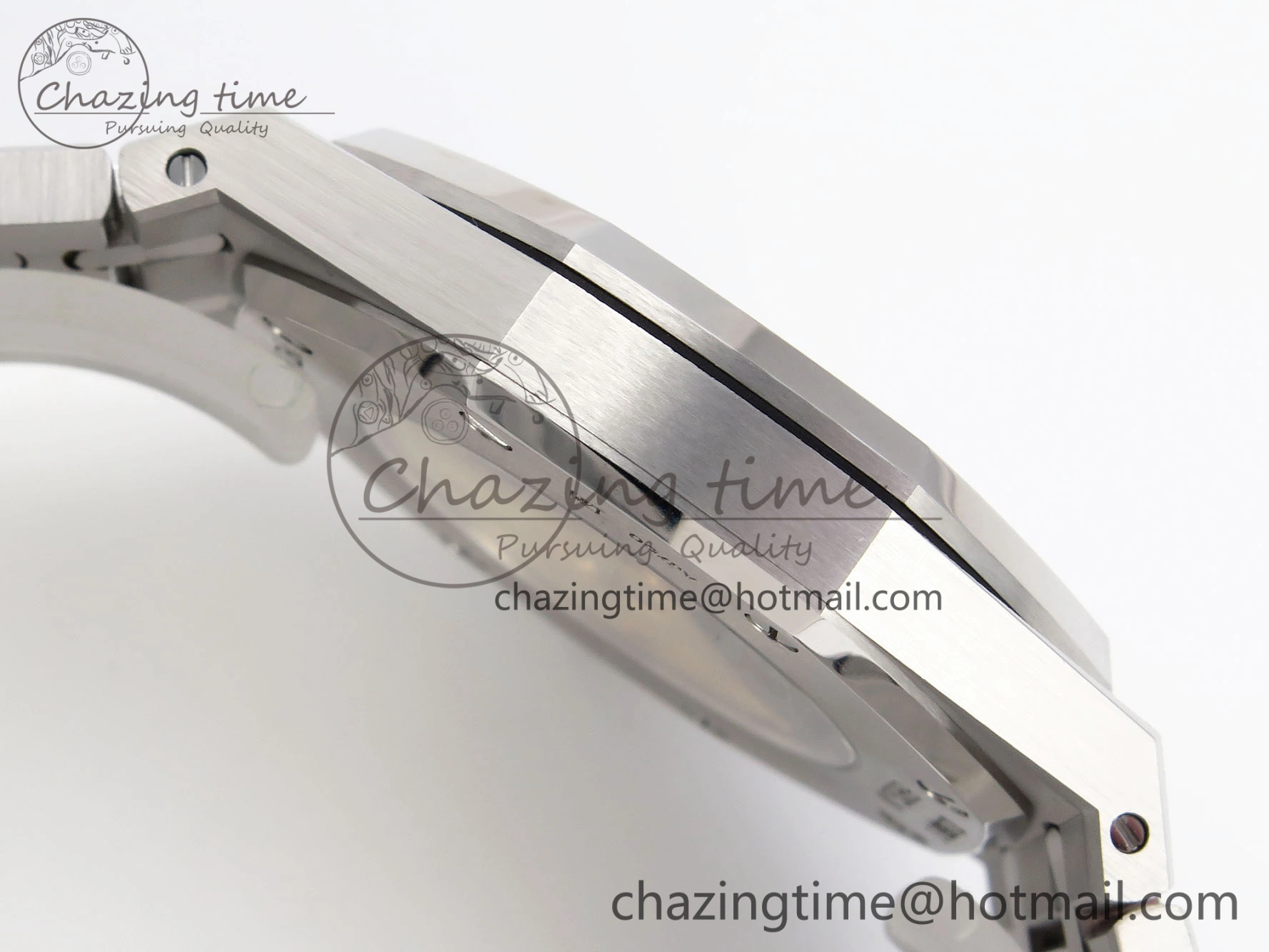 Royal Oak 41mm Frosted SS APSF 1:1 Best Edition Gray Textured Dial on SS Bracelet SA3120 Super Clone