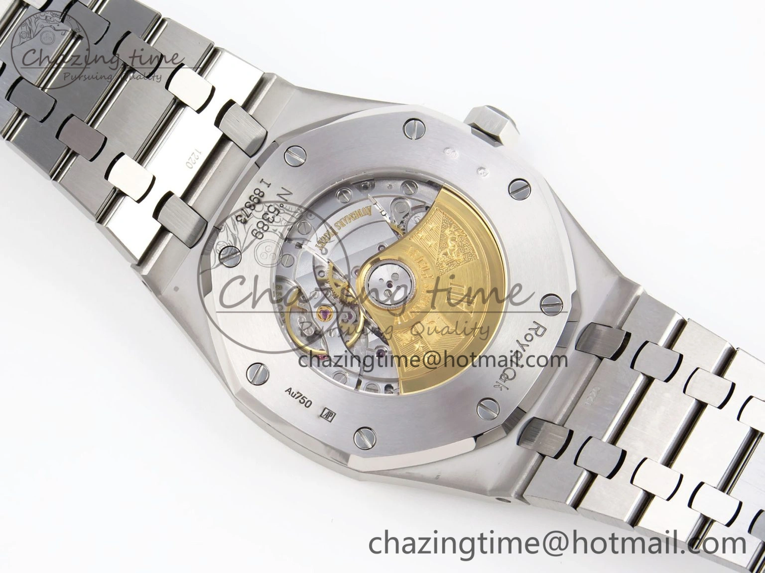 Royal Oak 41mm Frosted SS APSF 1:1 Best Edition Gray Textured Dial on SS Bracelet SA3120 Super Clone