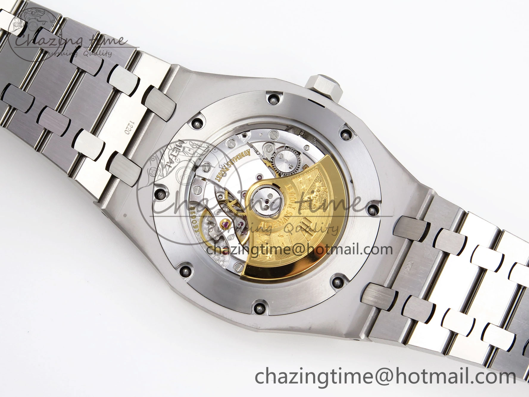 Royal Oak 41mm Frosted SS APSF 1:1 Best Edition Gray Textured Dial on SS Bracelet SA3120 Super Clone