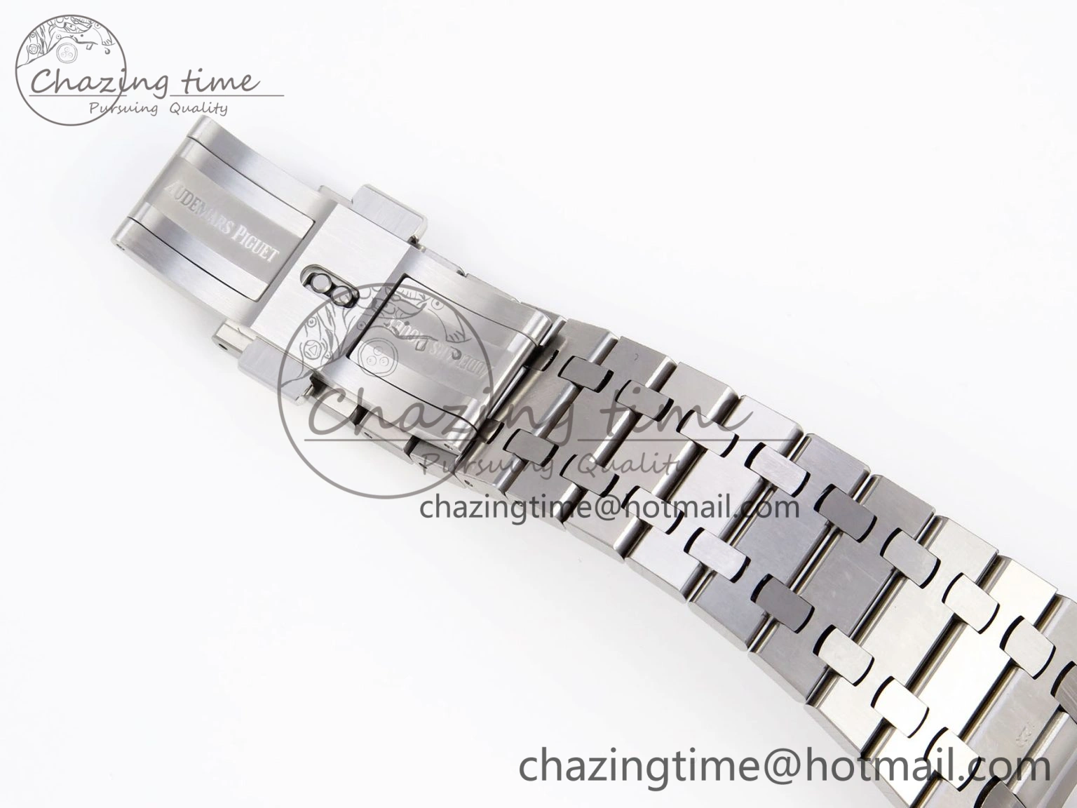 Royal Oak 41mm Frosted SS APSF 1:1 Best Edition Gray Textured Dial on SS Bracelet SA3120 Super Clone