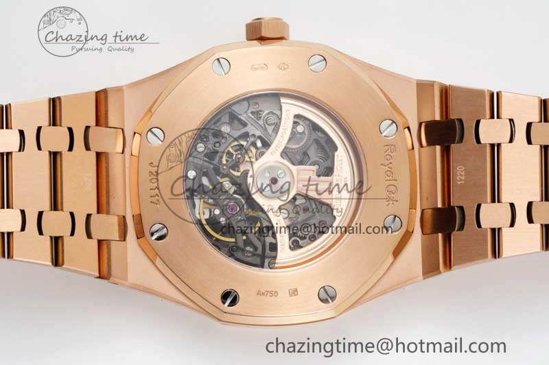 Royal Oak 41mm Openworked 15407 RG APSF 1:1 Best Edition on RG Bracelet A3132