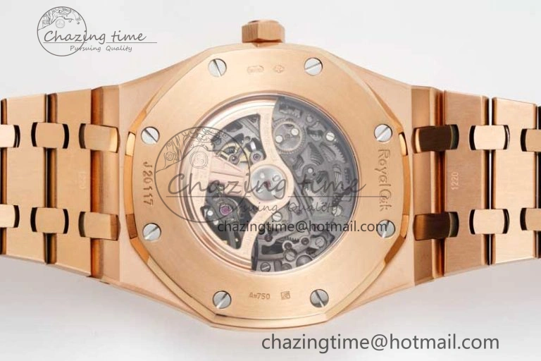 Royal Oak 41mm Openworked 15407 RG APSF 1:1 Best Edition on RG Bracelet A3132