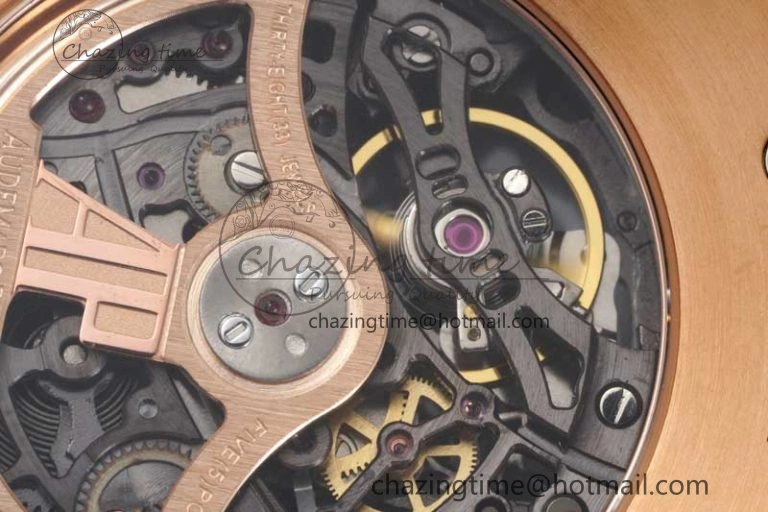 Royal Oak 41mm Openworked 15407 RG APSF 1:1 Best Edition on RG Bracelet A3132