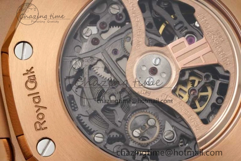 Royal Oak 41mm Openworked 15407 RG APSF 1:1 Best Edition on RG Bracelet A3132