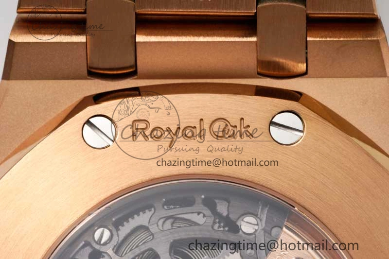 Royal Oak 41mm Openworked 15407 RG APSF 1:1 Best Edition on RG Bracelet A3132
