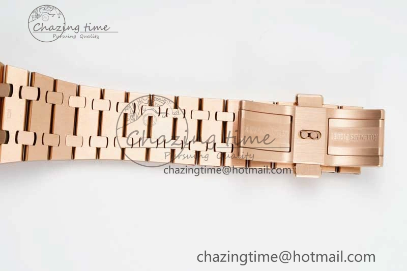 Royal Oak 41mm Openworked 15407 RG APSF 1:1 Best Edition on RG Bracelet A3132