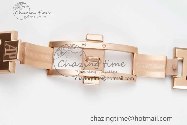 Royal Oak 41mm Openworked 15407 RG APSF 1:1 Best Edition on RG Bracelet A3132