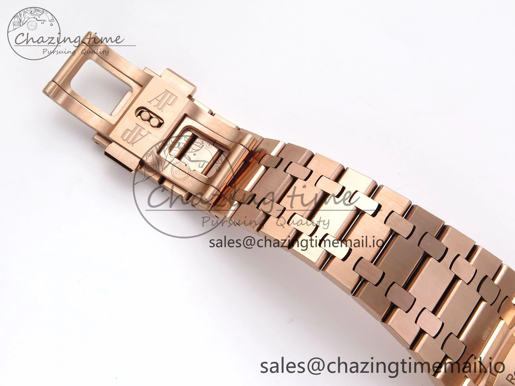 Royal Oak 41mm Openworked 15407 RG THBF 1:1 Best Edition on RG Bracelet SA3132 V2