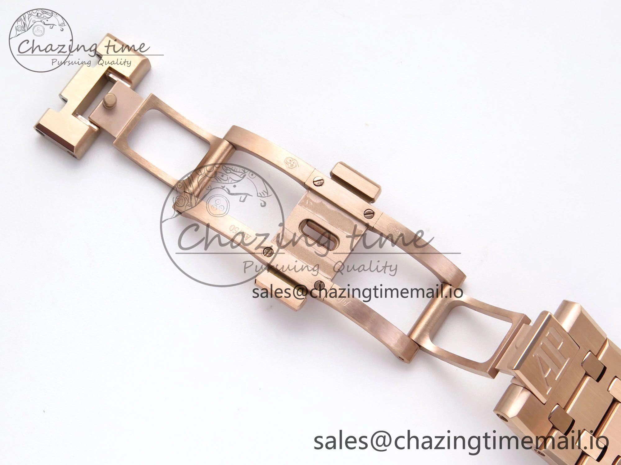 Royal Oak 41mm Openworked 15407 RG THBF 1:1 Best Edition on RG Bracelet SA3132 V2