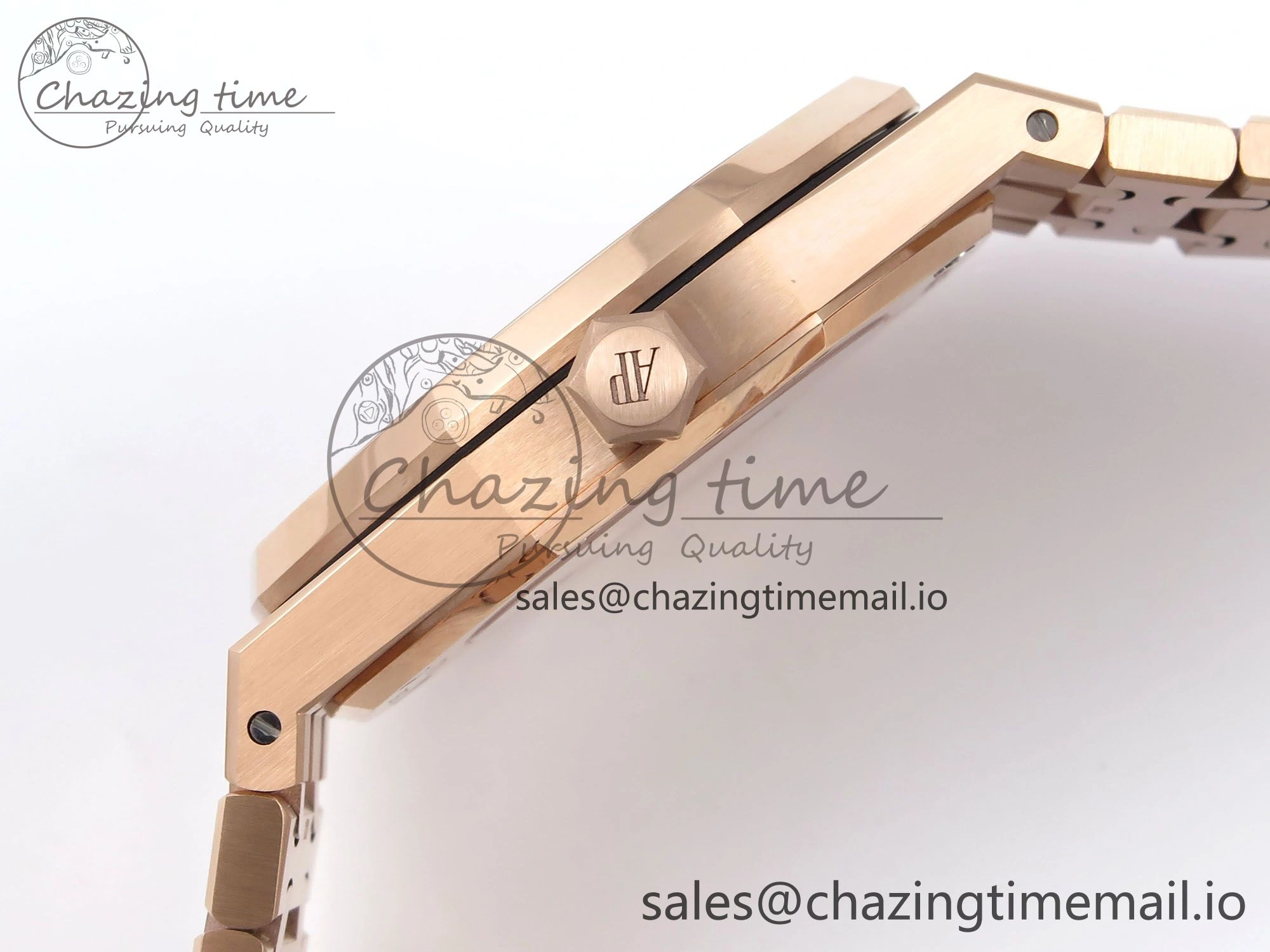 Royal Oak 41mm Openworked 15407 RG THBF 1:1 Best Edition on RG Bracelet SA3132 V2