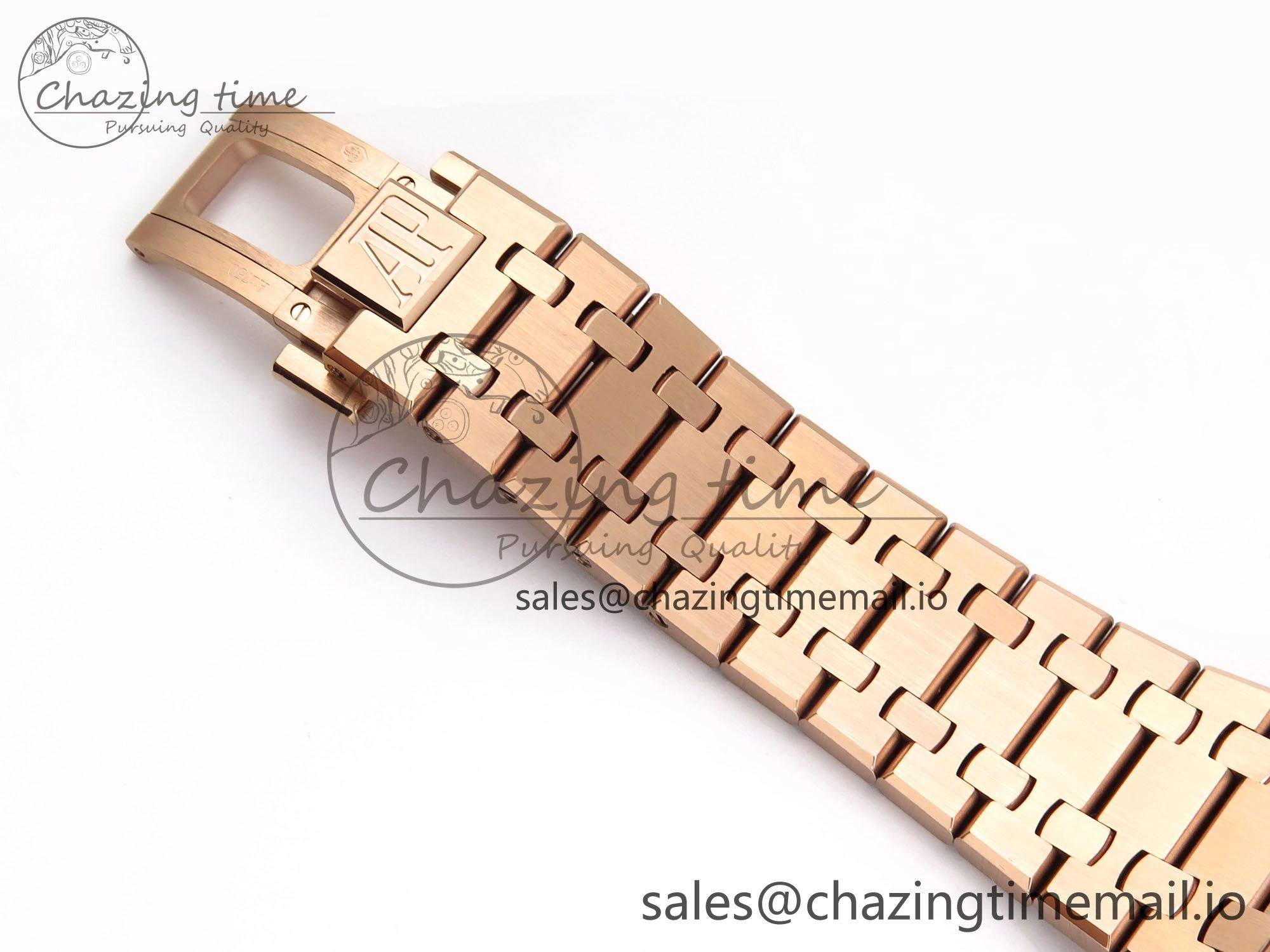 Royal Oak 41mm Openworked 15407 RG THBF 1:1 Best Edition on RG Bracelet SA3132