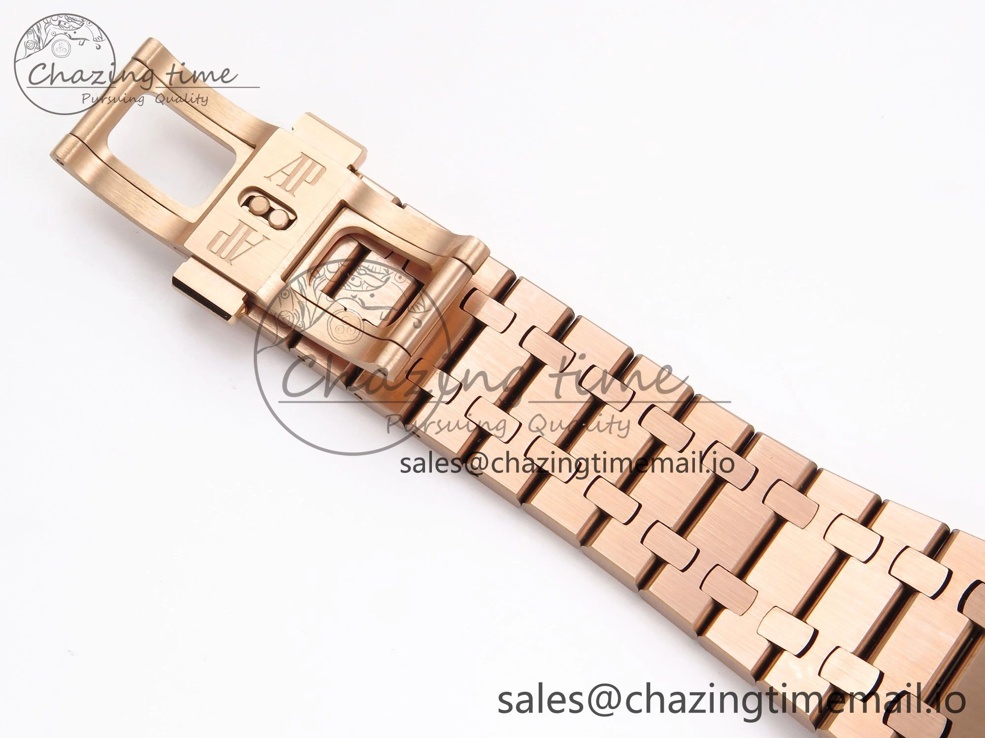Royal Oak 41mm Openworked 15407 RG THBF 1:1 Best Edition on RG Bracelet SA3132