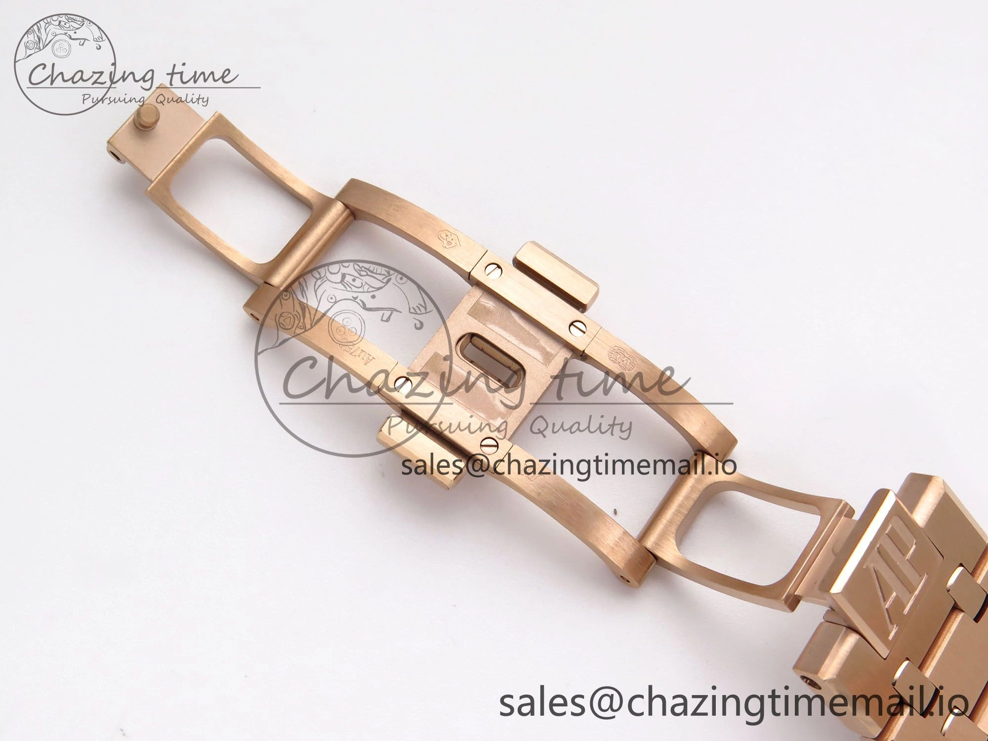 Royal Oak 41mm Openworked 15407 RG THBF 1:1 Best Edition on RG Bracelet SA3132