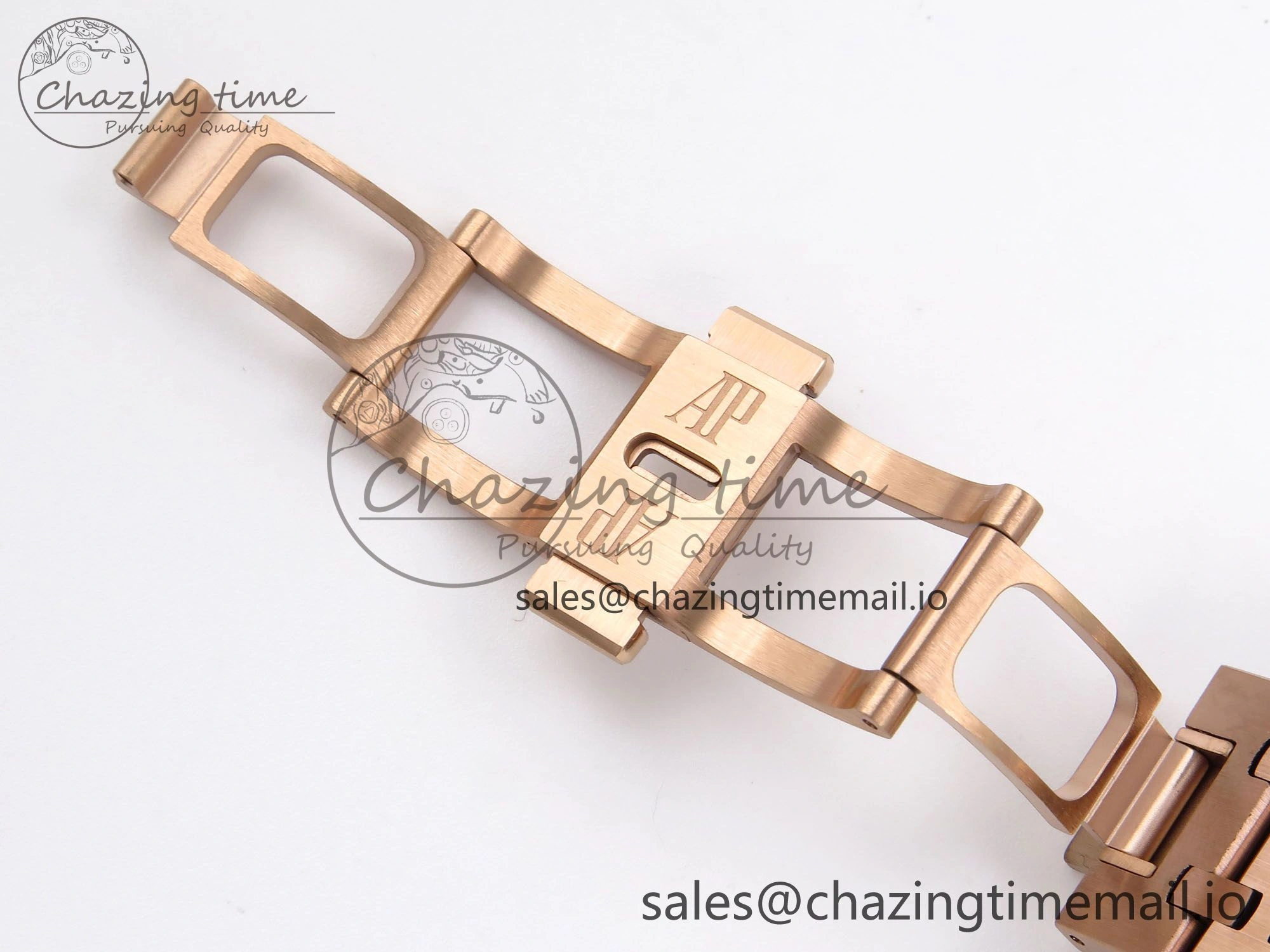 Royal Oak 41mm Openworked 15407 RG THBF 1:1 Best Edition on RG Bracelet SA3132