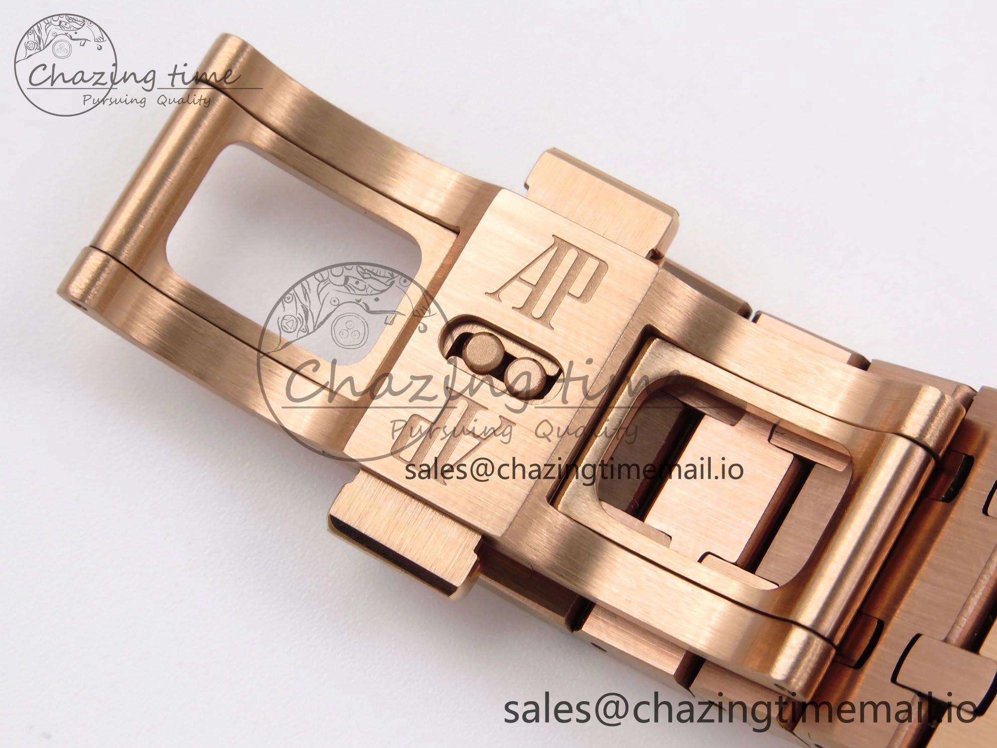 Royal Oak 41mm Openworked 15407 RG THBF 1:1 Best Edition on RG Bracelet SA3132