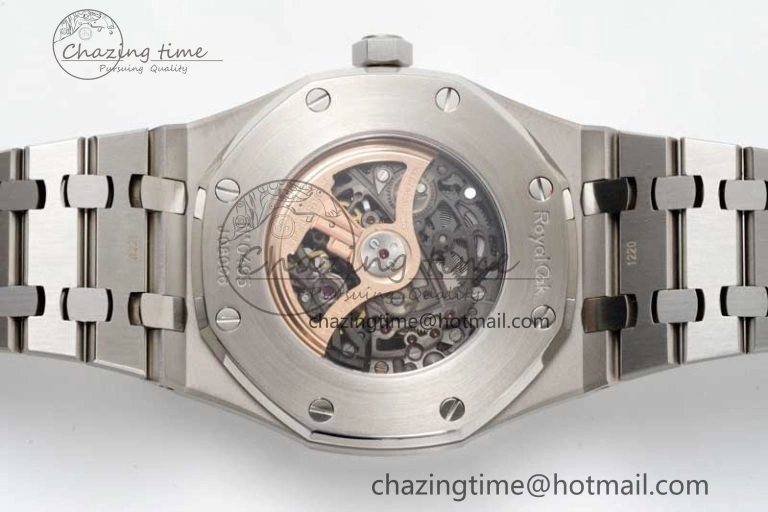 Royal Oak 41mm Openworked 15407 SS APSF 1:1 Best Edition on SS Bracelet A3132