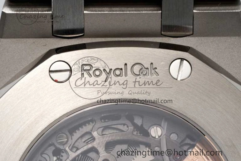 Royal Oak 41mm Openworked 15407 SS APSF 1:1 Best Edition on SS Bracelet A3132