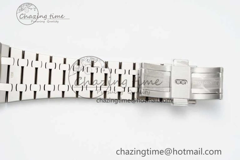 Royal Oak 41mm Openworked 15407 SS APSF 1:1 Best Edition on SS Bracelet A3132