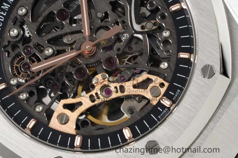 Royal Oak 41mm Openworked 15407 SS APSF 1:1 Best Edition on SS Bracelet A3132