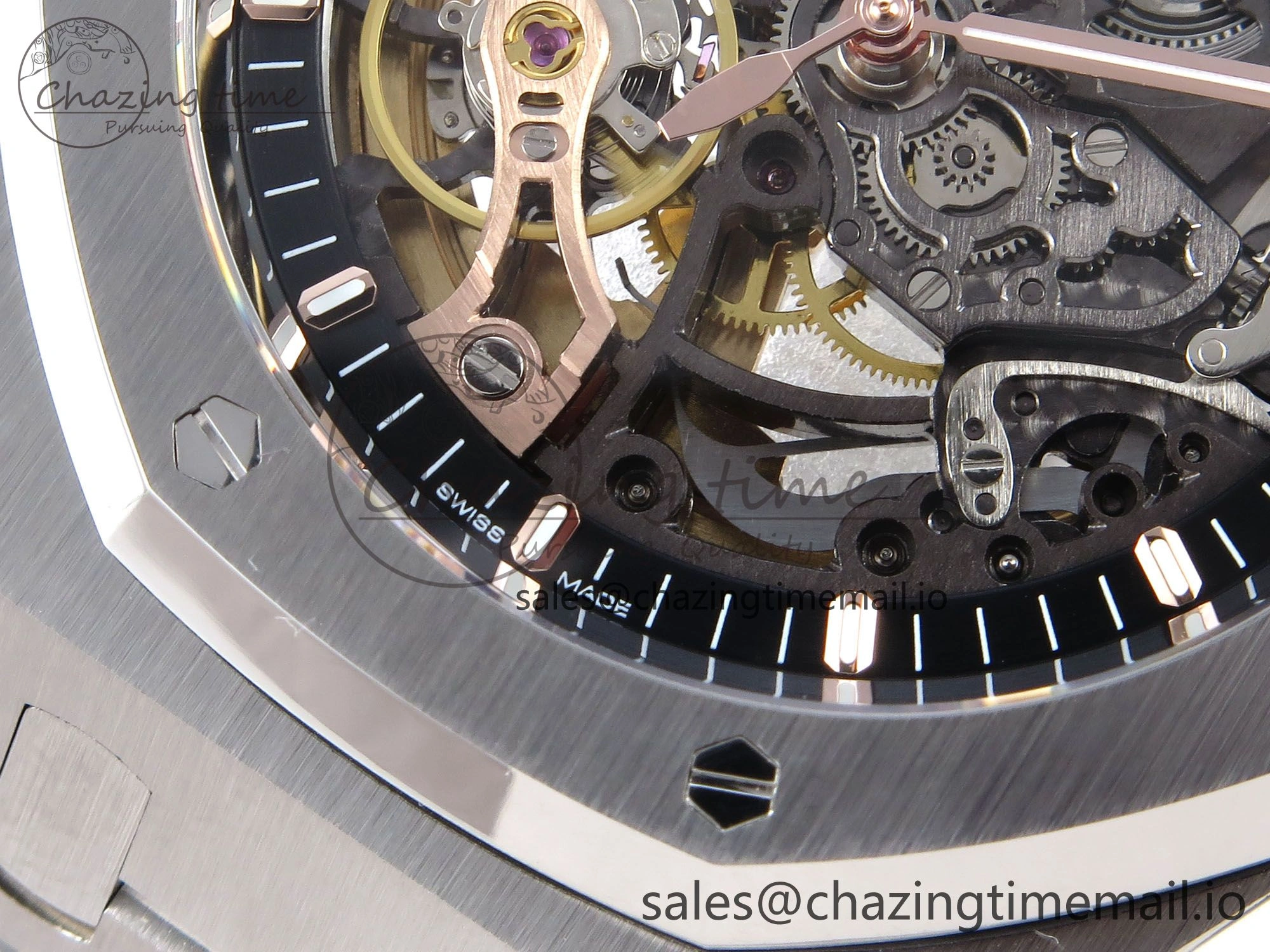 Royal Oak 41mm Openworked 15407 SS THBF 1:1 Best Edition on SS Bracelet SA3132 V2