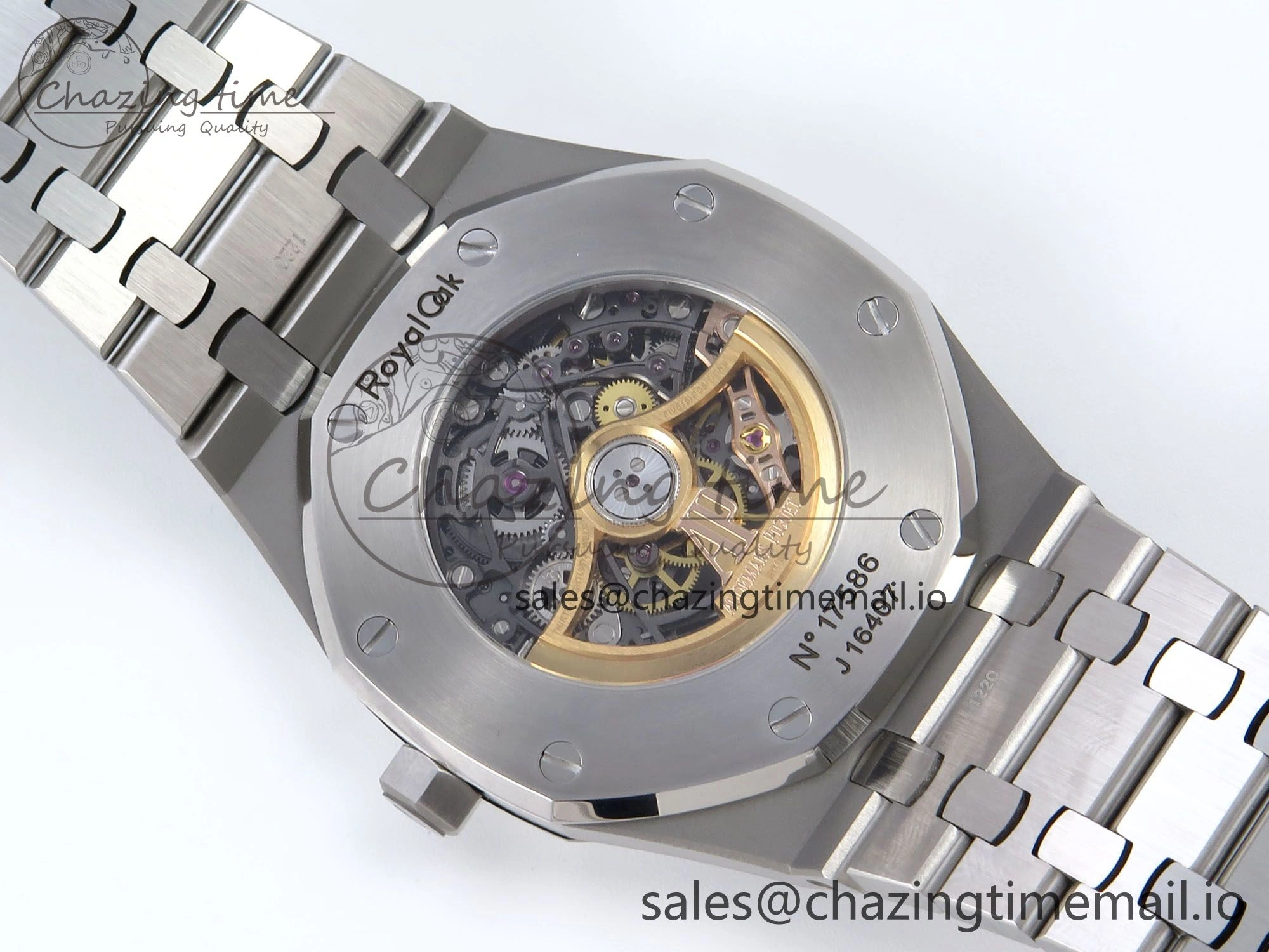 Royal Oak 41mm Openworked 15407 SS THBF 1:1 Best Edition on SS Bracelet SA3132 V2