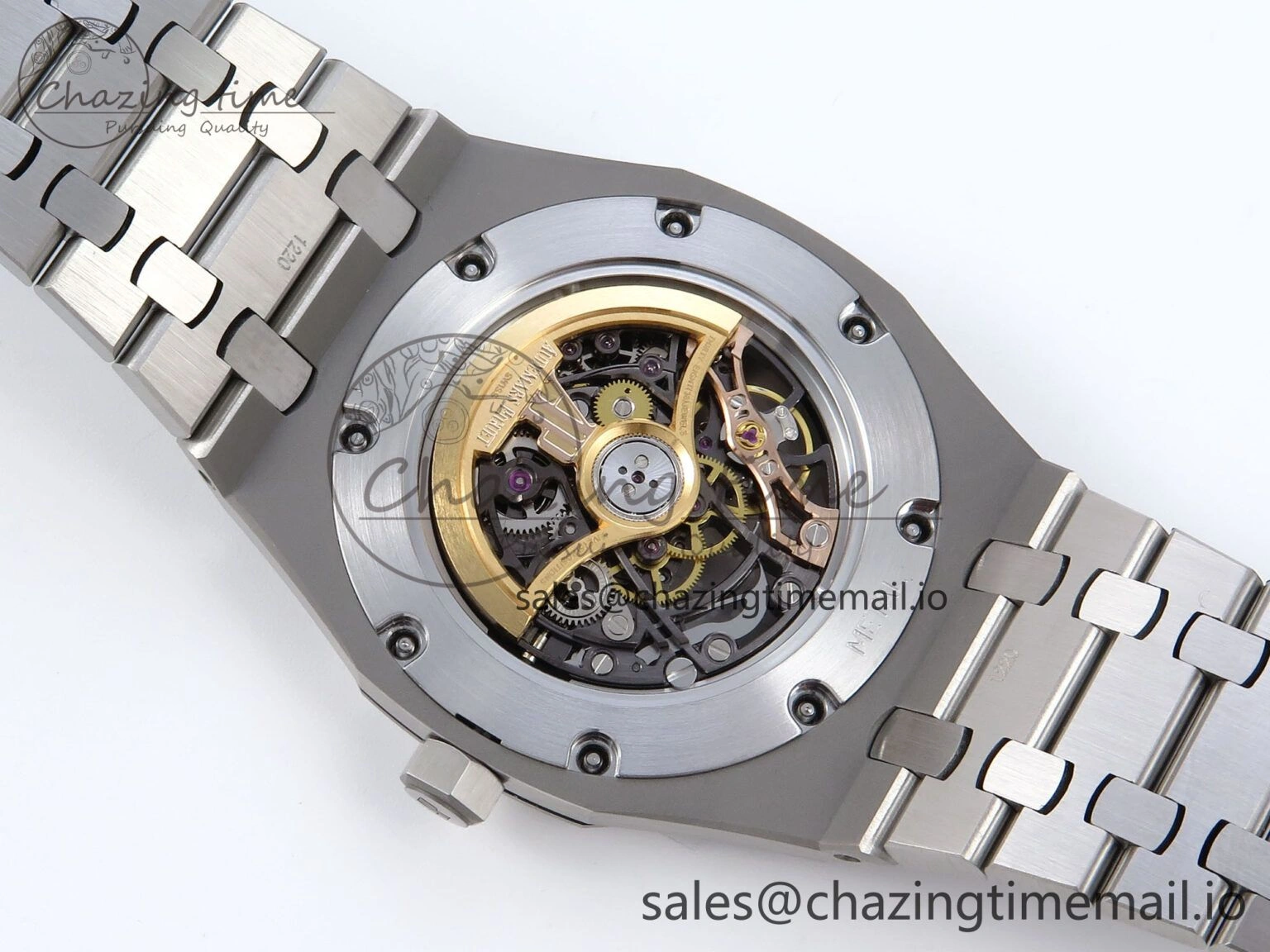 Royal Oak 41mm Openworked 15407 SS THBF 1:1 Best Edition on SS Bracelet SA3132 V2